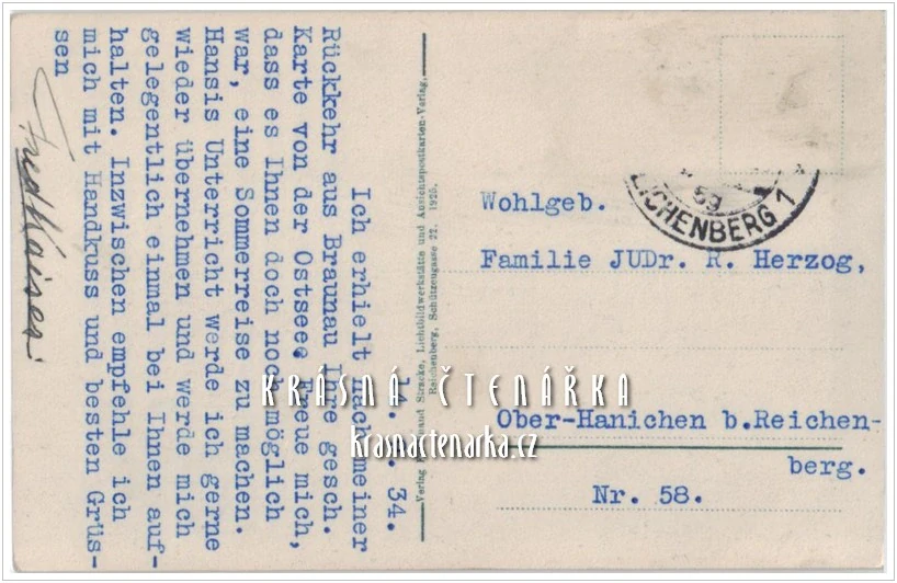 JEŠTĚD a okolí (vydáno 1925)