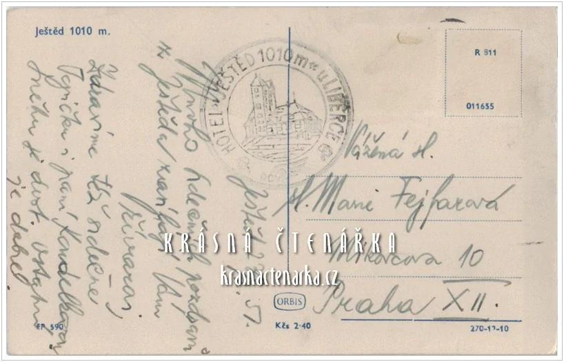 Hora JEŠTĚD a horský hotel