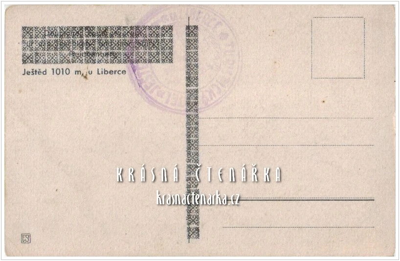 Hora JEŠTĚD a horský hotel v zimě