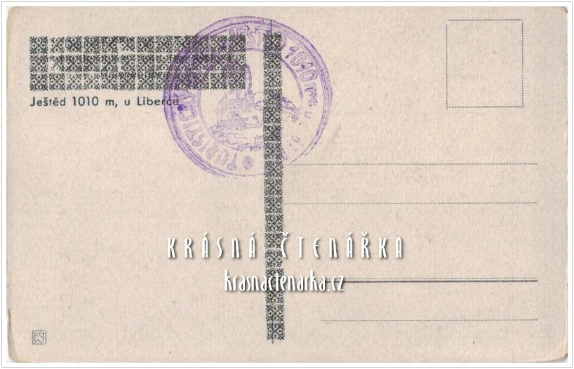 Hora JEŠTĚD a horský hotel v zimě