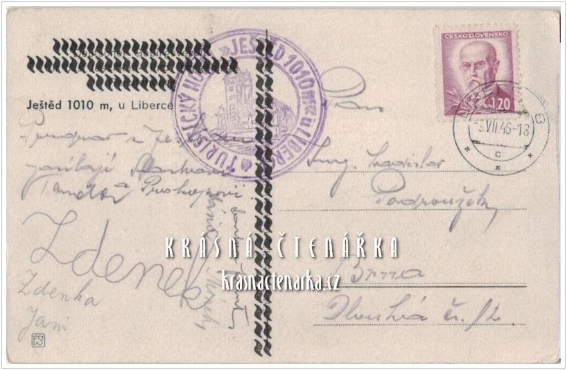 Hora JEŠTĚD a horský hotel