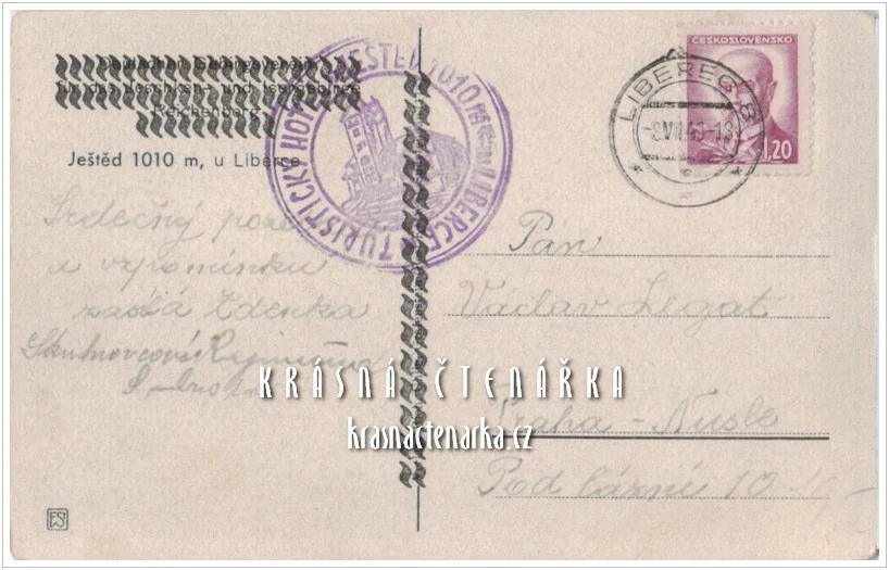 Hora JEŠTĚD a horský hotel