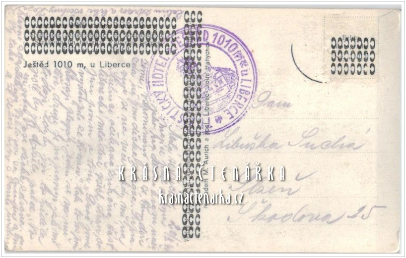 Hora JEŠTĚD a horský hotel