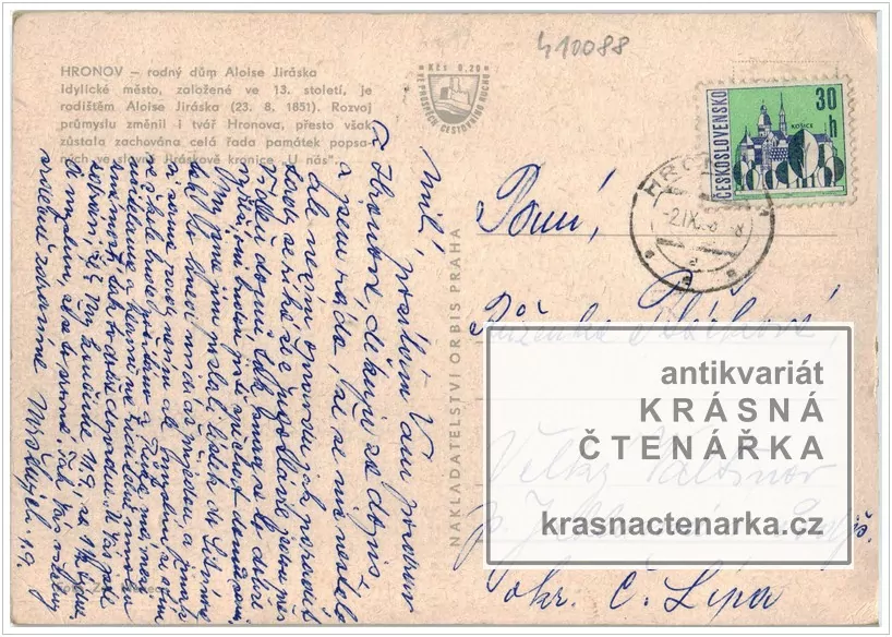 HRONOV (rodný dům Aloise Jiráska)