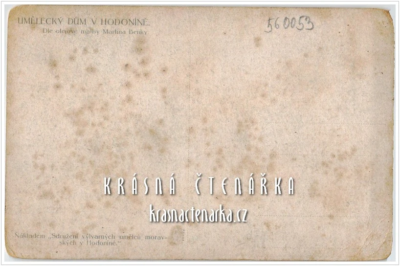 HODONÍN, Dům umělců (il. Martin Benka)