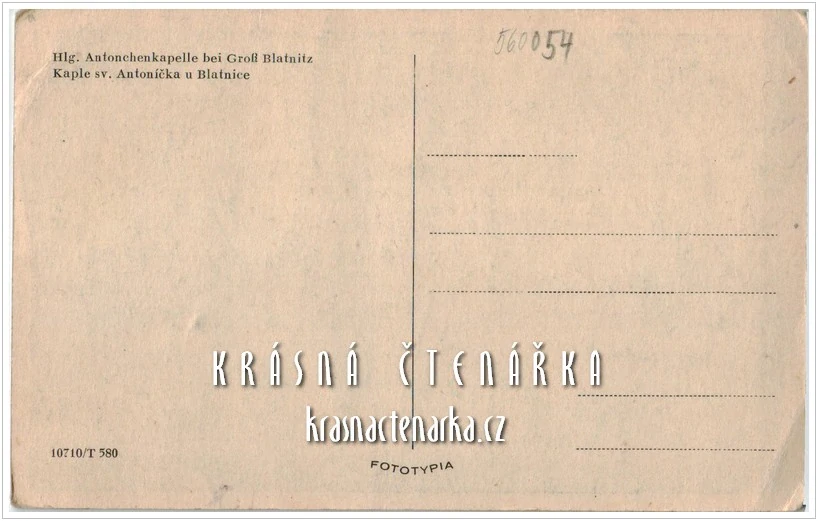Kostel Sv. Antonínka,  BLATNICE POD SVATÝM ANTONÍNKEM