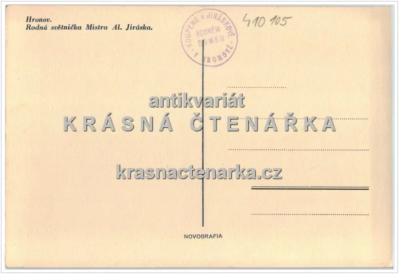 HRONOV (rodný dům Aloise Jiráska)