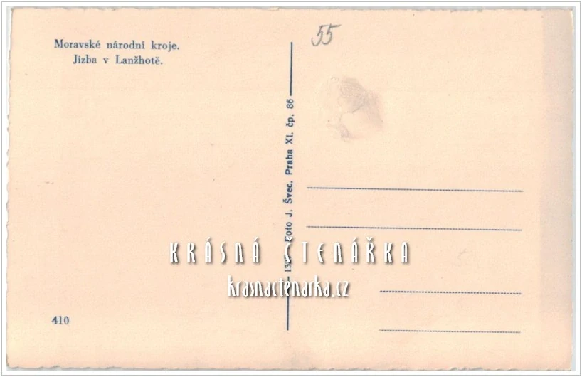 LANŽHOT, Jizba, Moravský národopis