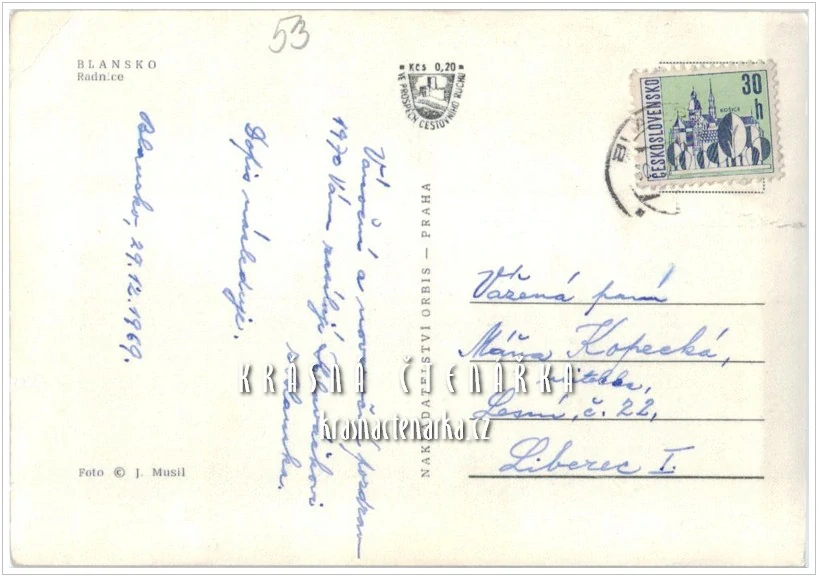 BLANSKO, Radnice v zimě