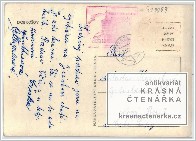 Jiráskova chata a rozhledna DOBROŠOV