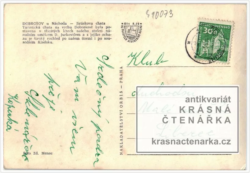 Jiráskova chata a rozhledna DOBROŠOV