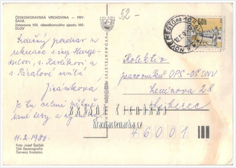 FRYŠAVA POD ŽÁKOVOU HOROU, Zotavovna MEDLOV v zimě