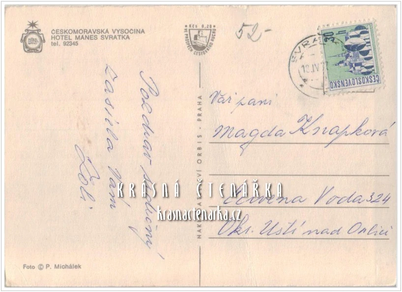 SVRATKA, Interhotel Mánes