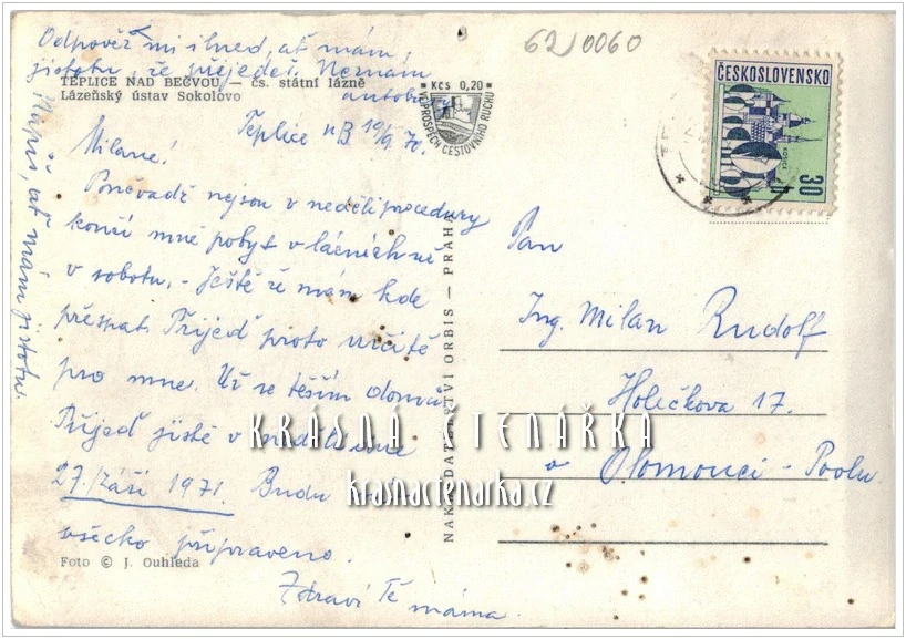 TEPLICE NAD BEČVOU, Léčebný ústav Sokolovo