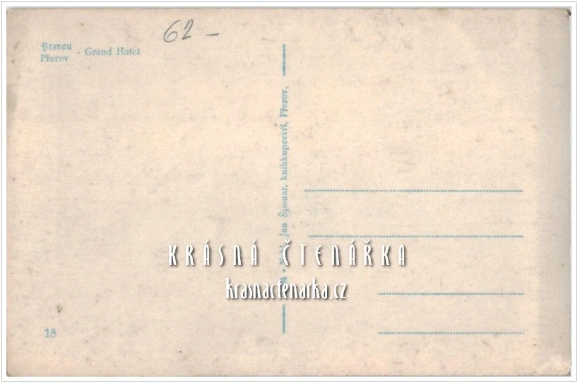 PŘEROV, Grand hotel .... i s automobily