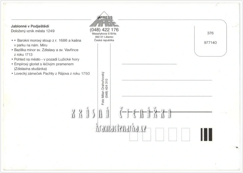 JABLONNÉ V PODJEŠTĚDÍ