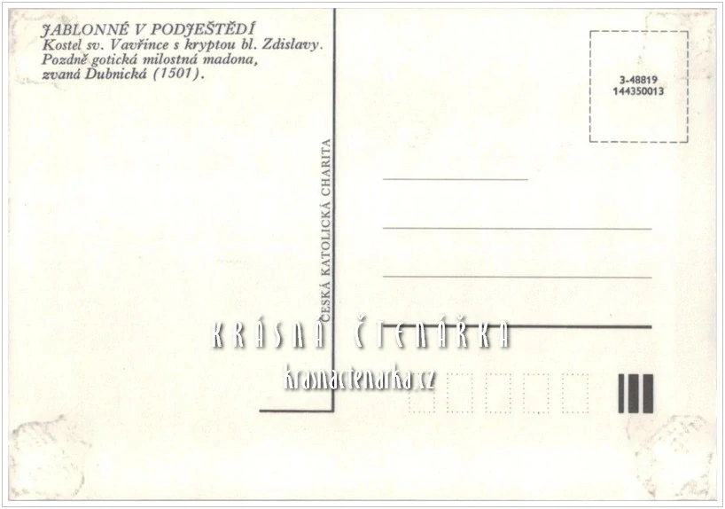 JABLONNÉ V PODJEŠTĚDÍ, Bazilika svatého Vavřince a svaté Zdislavy