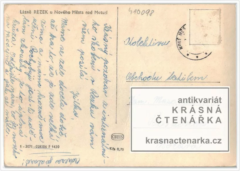 NOVÉ MĚSTO NAD METUJÍ - LÁZNĚ REZEK