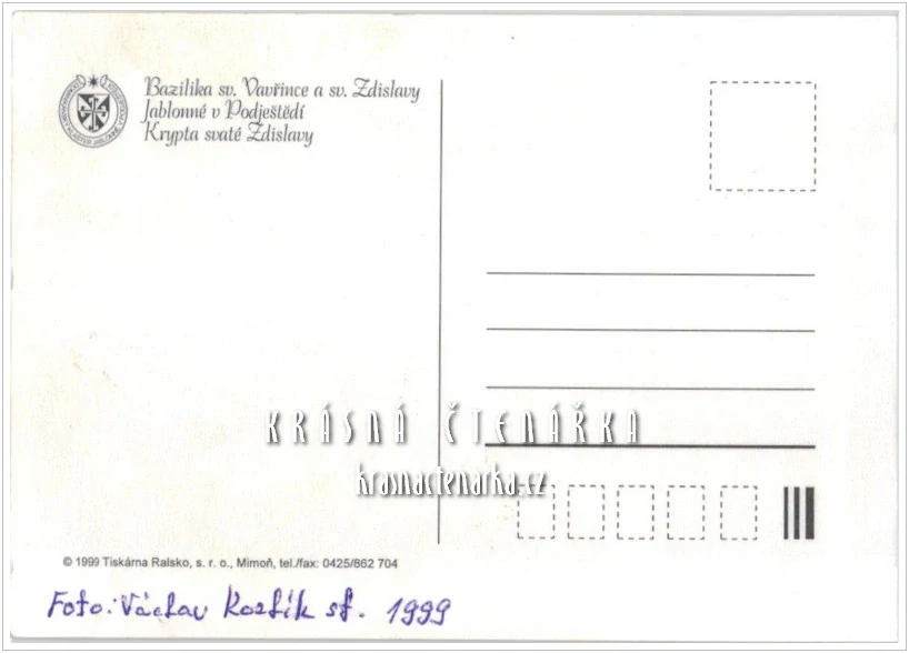 JABLONNÉ V PODJEŠTĚDÍ, Bazilika svatého Vavřince a svaté Zdislavy