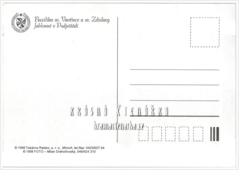 JABLONNÉ V PODJEŠTĚDÍ, Bazilika svatého Vavřince a svaté Zdislavy