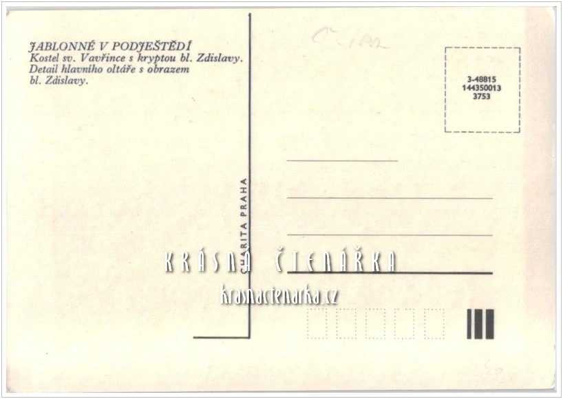 JABLONNÉ V PODJEŠTĚDÍ, Bazilika svatého Vavřince a svaté Zdislavy