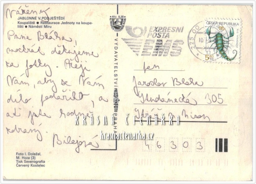 JABLONNÉ V PODJEŠTĚDÍ