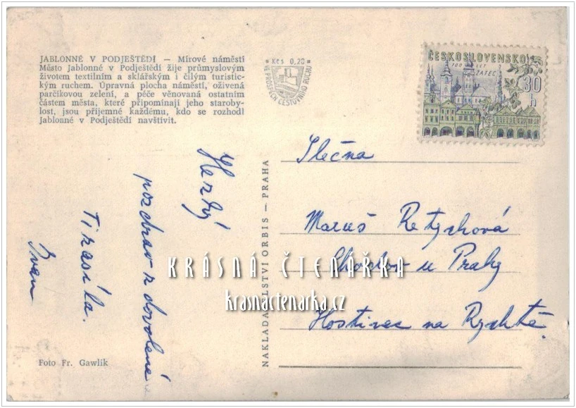 JABLONNÉ V PODJEŠTĚDÍ, Náměstí Míru