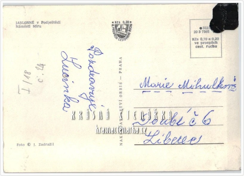 JABLONNÉ V PODJEŠTĚDÍ, Náměstí Míru