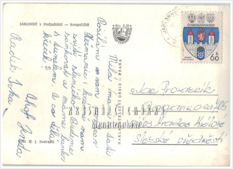 JABLONNÉ V PODJEŠTĚDÍ, Koupaliště