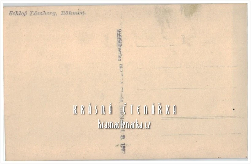 Zámek LEMBERK (vydáno 1927)