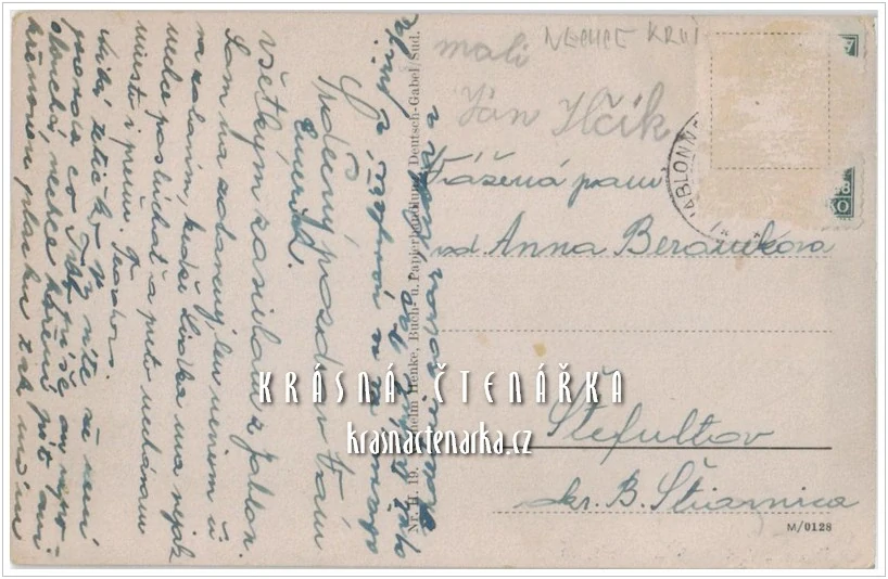 JABLONNÉ V PODJEŠTĚDÍ, bývalá Zittauer-Strasse