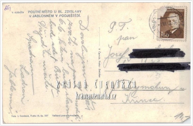 JABLONNÉ V PODJEŠTĚDÍ, Lemberk a Zdislava (il. Vojtěch Kubašta)