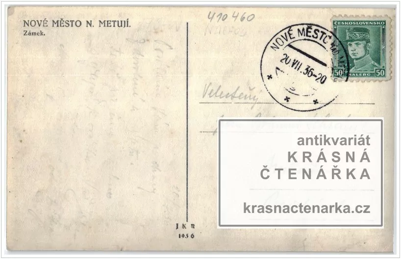 zámek NOVÉ MĚSTO NAD METUJÍ