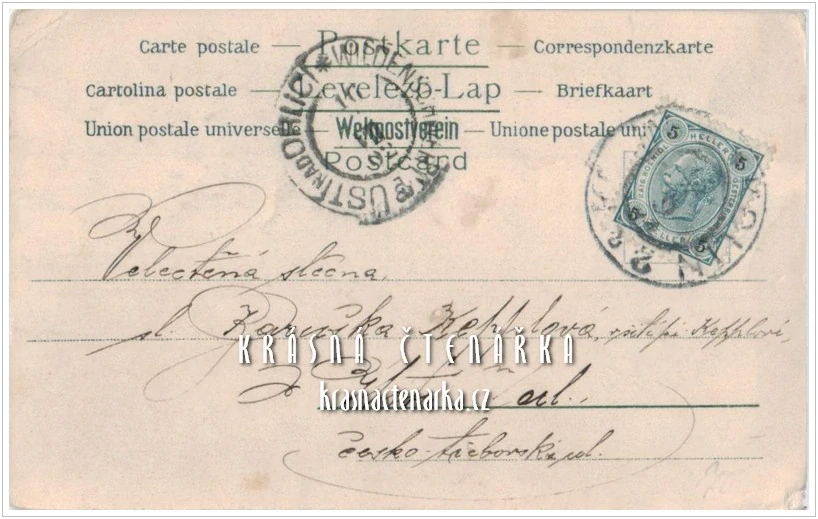 DÍVENKA v červených šatech