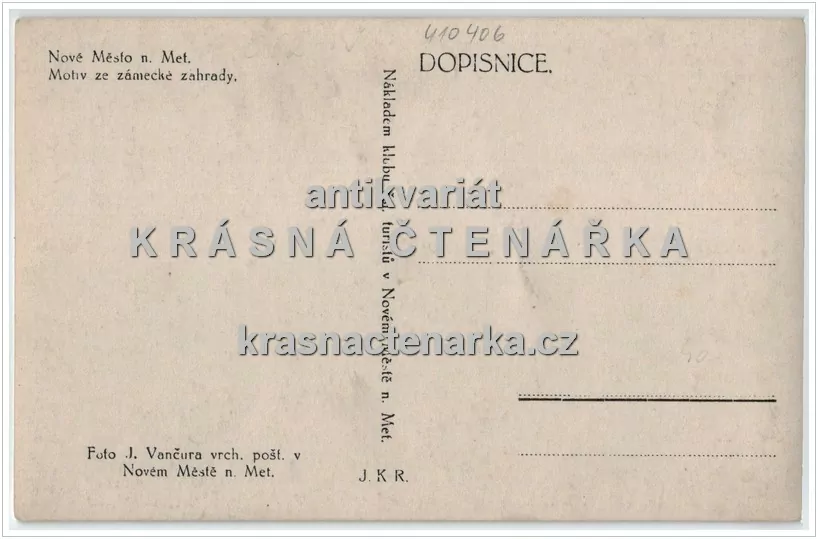 NOVÉ MĚSTO NAD METUJÍ (zámecká zahrada)