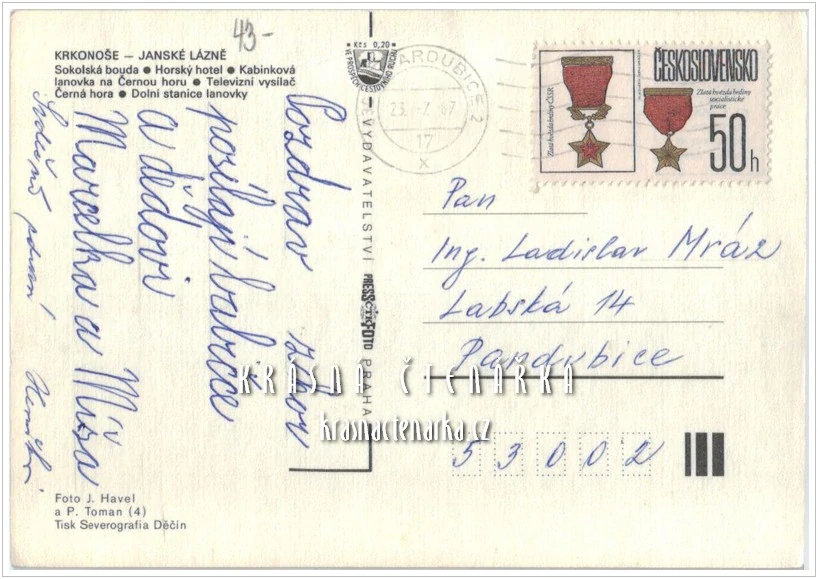 JANSKÉ LÁZNĚ, Lanovka na Černou Horu