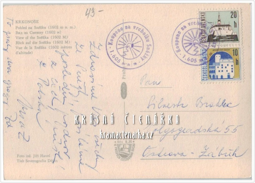 KRKONOŠE - Hora SNĚŽKA