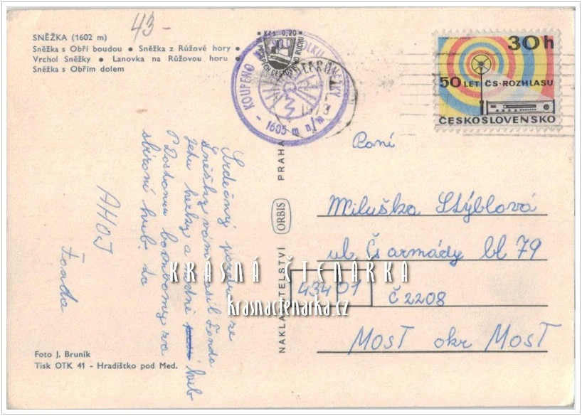 KRKONOŠE - Hora SNĚŽKA