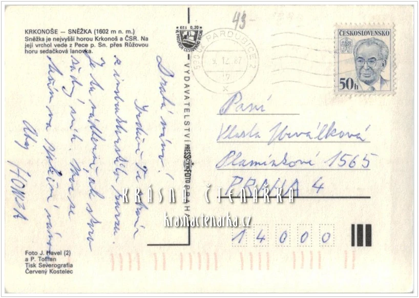 KRKONOŠE - Hora SNĚŽKA