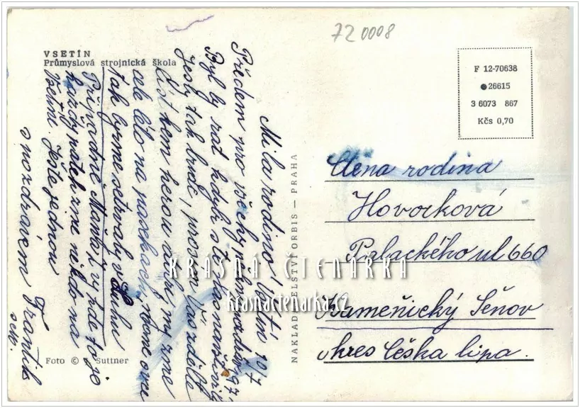 VSETÍN, Průmyslová strojnická škola