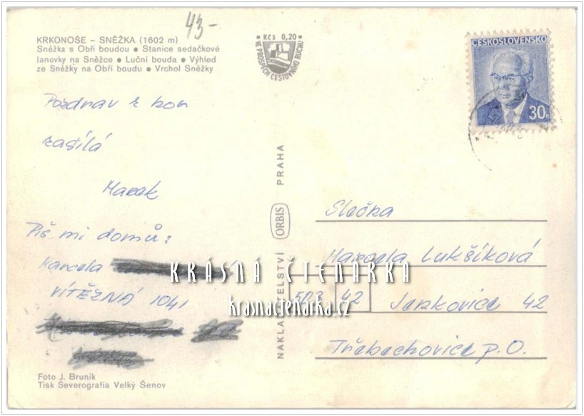 KRKONOŠE - Hora SNĚŽKA