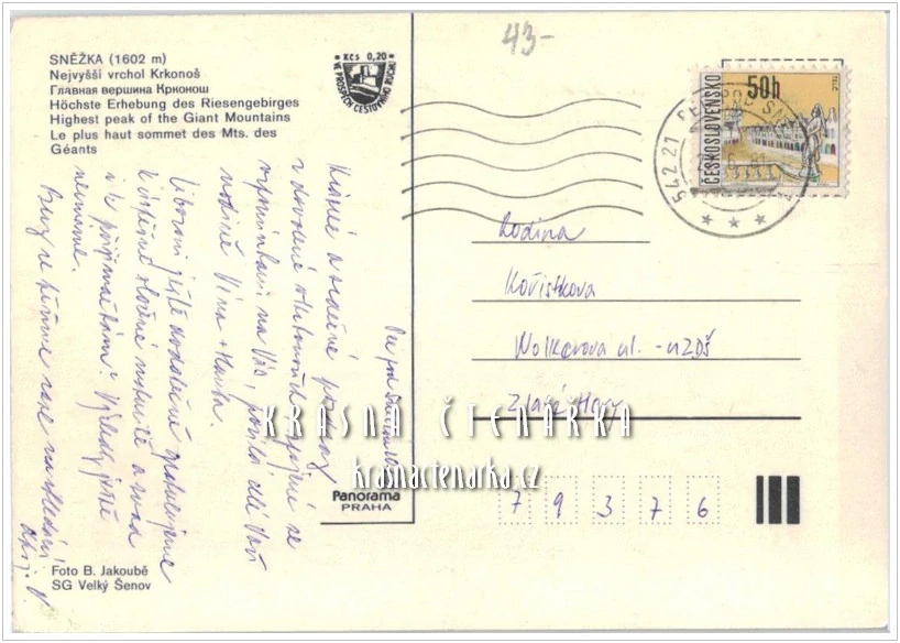 KRKONOŠE - Hora SNĚŽKA