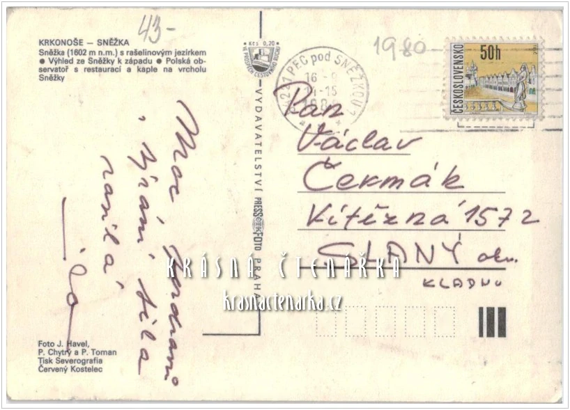 KRKONOŠE - Hora SNĚŽKA