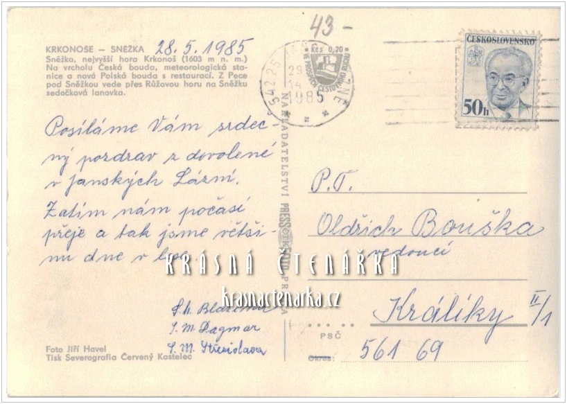 KRKONOŠE - Hora SNĚŽKA