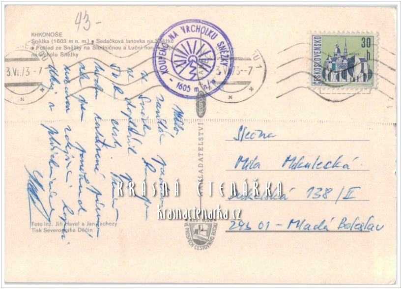 KRKONOŠE - Hora SNĚŽKA