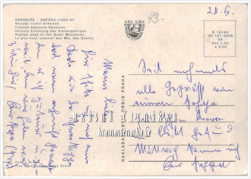 KRKONOŠE - Hora SNĚŽKA