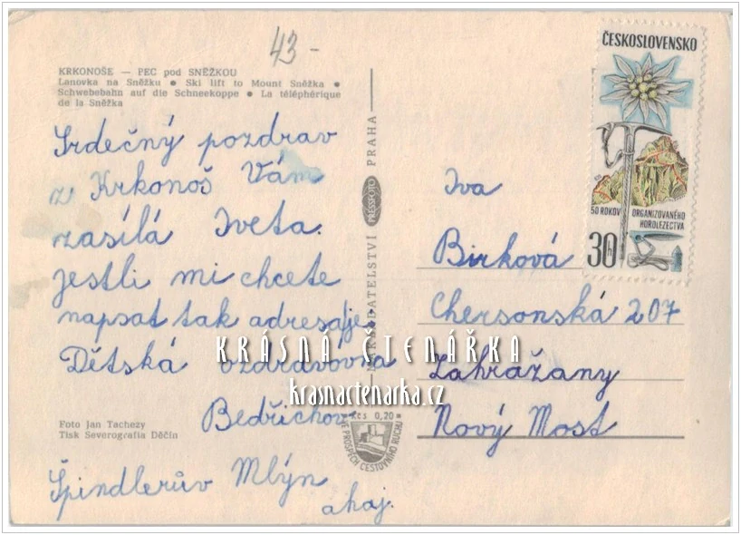 KRKONOŠE - Hora SNĚŽKA a lanovka