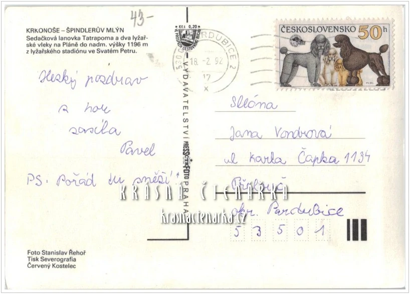 ŠPINDLERŮV MLÝN - SVATÝ PETR - PLÁNĚ