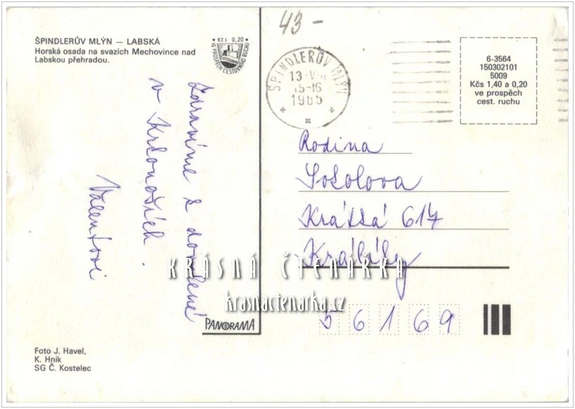 ŠPINDLERŮV MLÝN - LABSKÁ