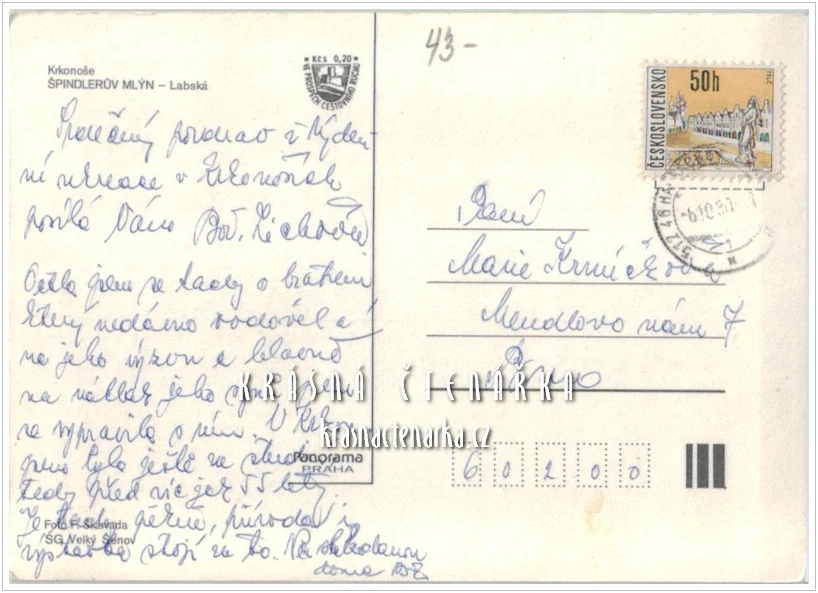 ŠPINDLERŮV MLÝN - LABSKÁ